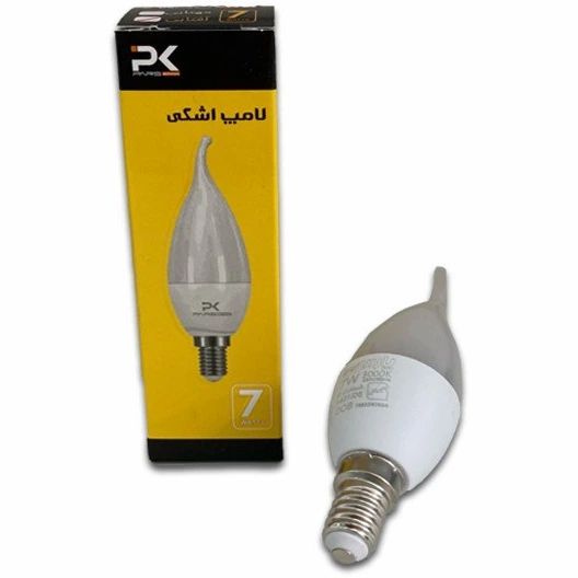تصویر لامپ اشکی 7 وات آفتابی پارس کیمیا 