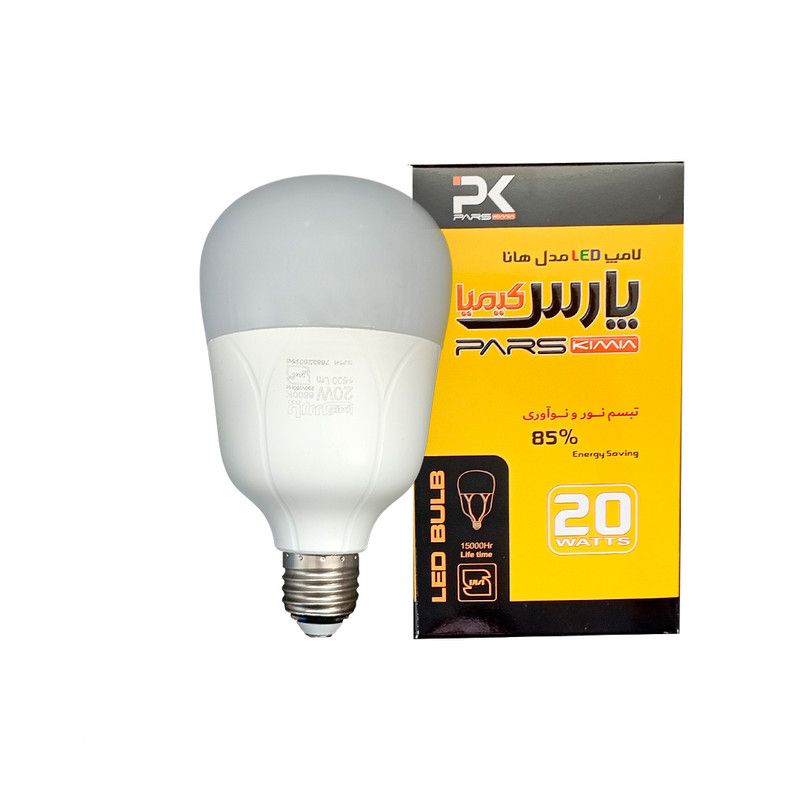 تصویر لامپ استوانه 20 وات پارس کیمیا 
